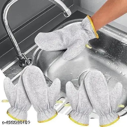 Wire Dishwashing Gloves, Kitchen Cleaning Gloves, Kitchen Gloves For Washing Dishes & Wiping Pots