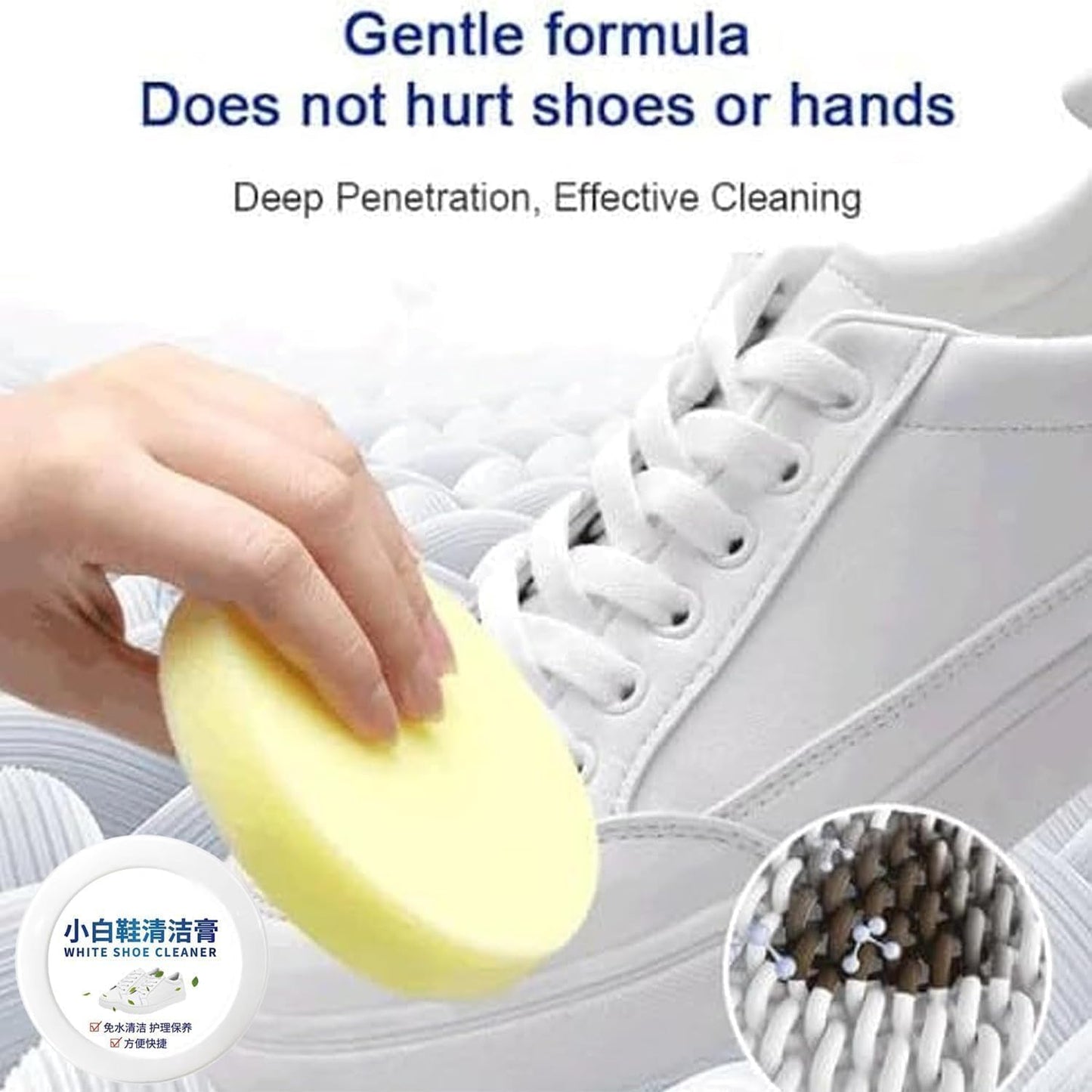 Multipurpose Whitening Cleaning Cream with Sponge write me one review of this product